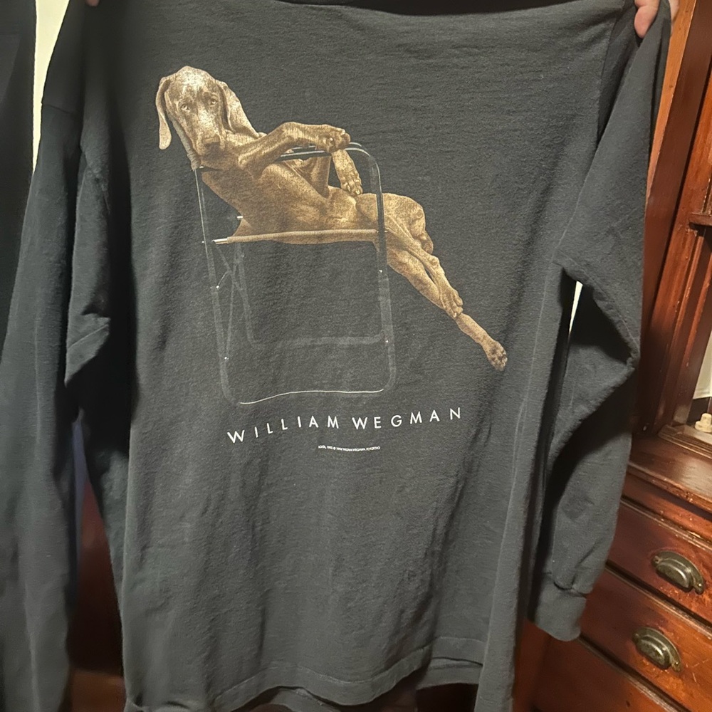 Vintage 90’s William Wegman Weimaraner Long Sleeve Shirt